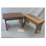 Oak Stool circa 1937. Modern Foot Stool