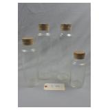 Vintage Libbey Glass In-Keepers Storage Jars