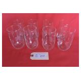 Princess House Heritage Etched Crystal Tumblers