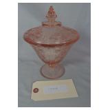 Federal Pink Sharon / Cabbage Rose Candy Dish