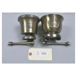 Vintage Bronze Mortar & Pestles