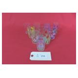 Assorted Kraft "Swanky Swig" Juice Glasses