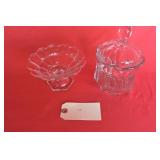 Heisey Colonial Candy Jar & Footed Jelly Dish