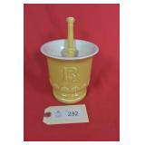 Vintage McCoy Pottery Rx Mortar & Pestle