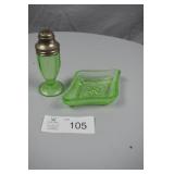 Vaseline Glass Pieces