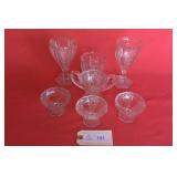 EAPG Paneled Grape Pattern Clear Glass Pieces