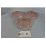 Federal Pink Sharon / Cabbage Rose Butter Dish Lid