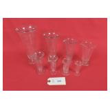 Whitall Tatum Co. Antique Glass Apothecary Beakers