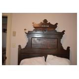 Antique Renaissance Victorian Full Size Bed Frame