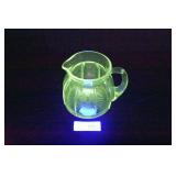 Heisey Glass Pitcher "Tudor" or "Colonial" Pat