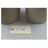 Crock & Crock Jug. (both have cracks).