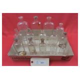 Antique Glass "Pocket Flasks"/ Medicine Bottles