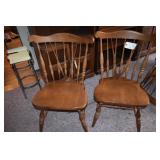 Windsor-Style Fiddleback Chairs