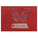 Heisey Clear Glass 1010 Decagon Bowl