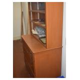 Matching Vintage Desk, Dresser and Dresser-Book Sh