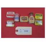 Antique Aspirin Bottles & Tins