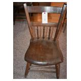 Late 19th Century Early American Plank Chair