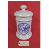 Blue Willow Medium Canister w/lid