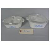 Corning Ware Baking Dishes in Blue Cornflower