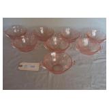 Federal Pink Sharon / Cabbage Rose Bowls