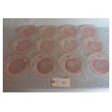 Federal Pink Sharon / Cabbage Rose Bread/Butter Pl