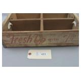 Vintage 7up Six Pack Bottle Crate