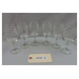 Vintage Bartlett Collins Water Goblets