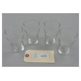 Vintage Coca-Cola Soda Fountain Glasses (qty 4)