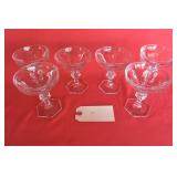Heisey Colonial Champagne Sherbert Glasses