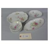 Porcelain China by DS. Schumann, Bavaria Germany