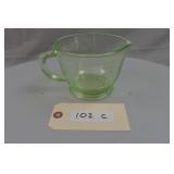 Uranium Glass Measuring Cup