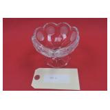 Fostoria Glass Coin Glass Candy Footed Candy Dish