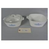 Corning Ware Baking Dishes in Blue Cornflower