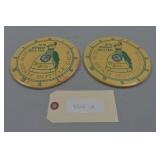 10th Birthday Jim Beam Bottle Club Buttons