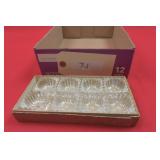 Heisey Ridgeleigh Glass Salt Cellar / Dip Bowl