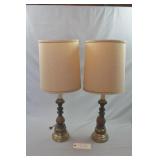 Pair of End Table Lamps