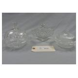 Clear Glass Covered Dishes