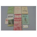 Vintage Souvenir Programs from the 50's & 60's