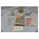 Antique Butter Mold Press, Cheese Slicers & more