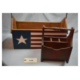 Utensil Caddy and Americana Tool / Magazine Caddy
