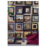Hand Stitched Quilt 71' x 60'