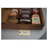 Vintage Baking / Tea / Cocoa Tins