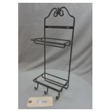 Longaberger Wrought Iron 2-Tier Envelope Basket Ra