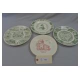 Commemorative Plates from Knox County Ohio