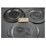 Pewter Commemorative Plates