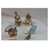 Man & Woman Porcelain, Hummel & Lady in Blue