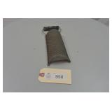 Primitive Kitchen Grater & Sad Iron Trivet