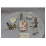 Occupied Japan Figurines & Spoon rest