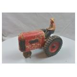 Vintage Farm Tractor Pull toy by Noma.