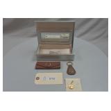 Longaberger Coin Purse, Key Fob and Basket Tag